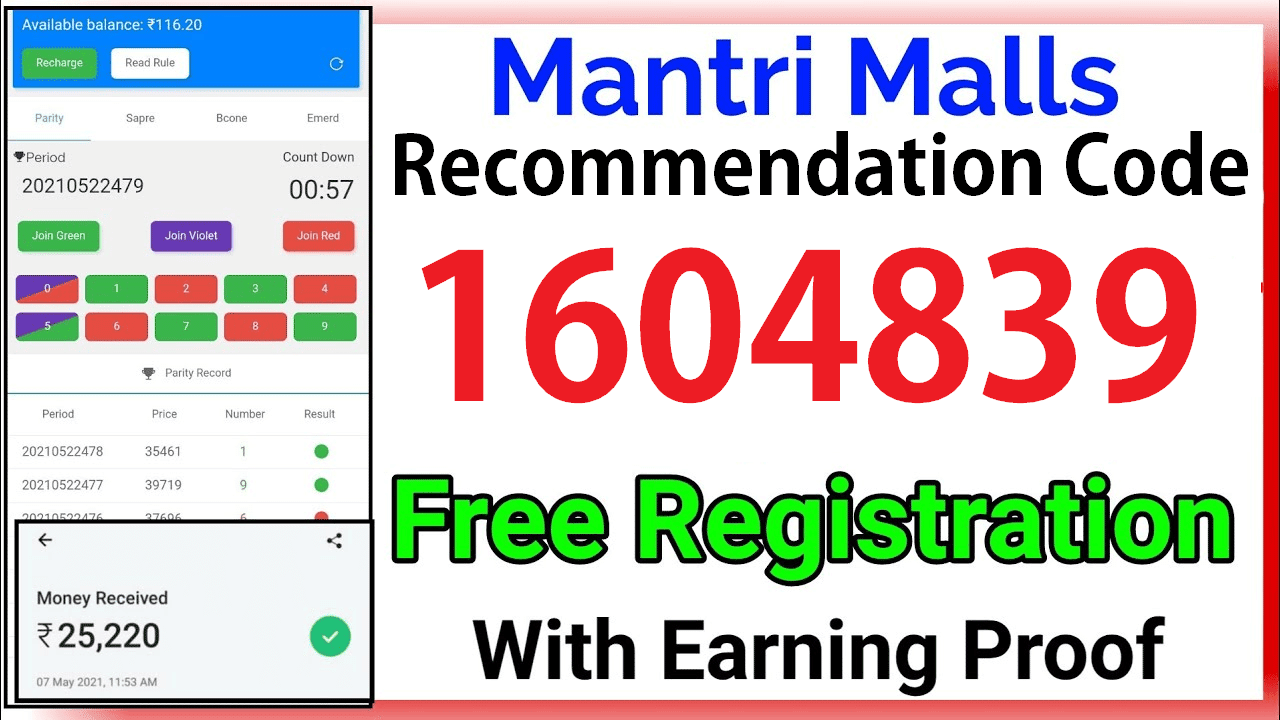 MantriGames Recommendation Code 1604839 Get Free Cash